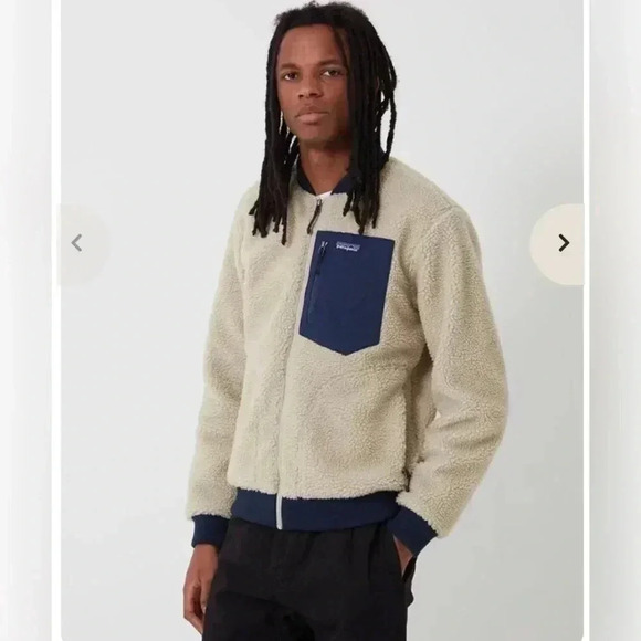 PATAGONIA WOOLYESTER FLEECE JACKET 
OATMEAL HEATHER SIZE M - Picture 5 of 8